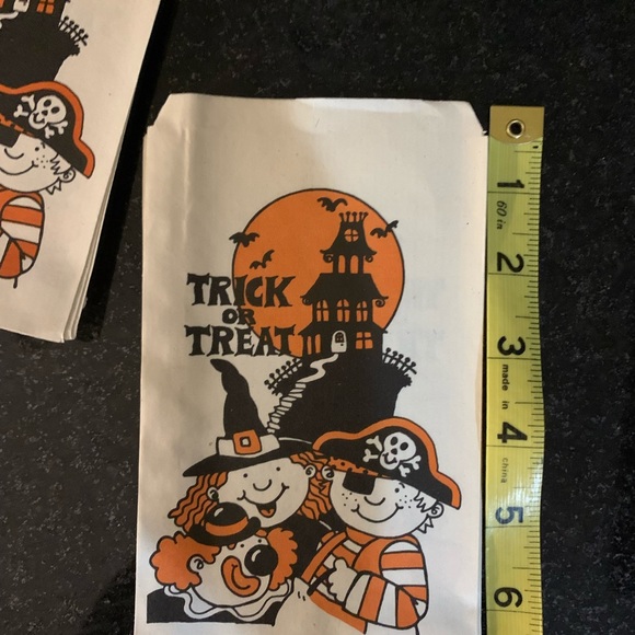 Vintage Halloween 10 pc. Treat bags. Trick or Treat. Paper bag ephemera. #hallow - Picture 5 of 6